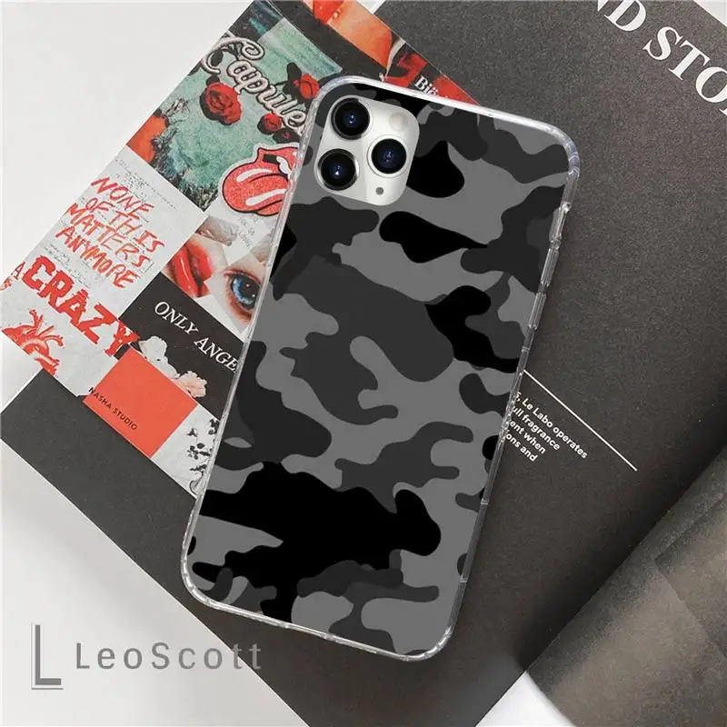 

Military Army Camo Camouflage Phone Case For iphone 12 5 5s 5c se 6 6s 7 8 plus x xs xr 11 pro max mini