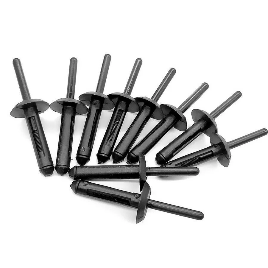

Push Type Plastic Rivet Retainer Clip Useful 50Pcs Auto Fastener Car Bumper