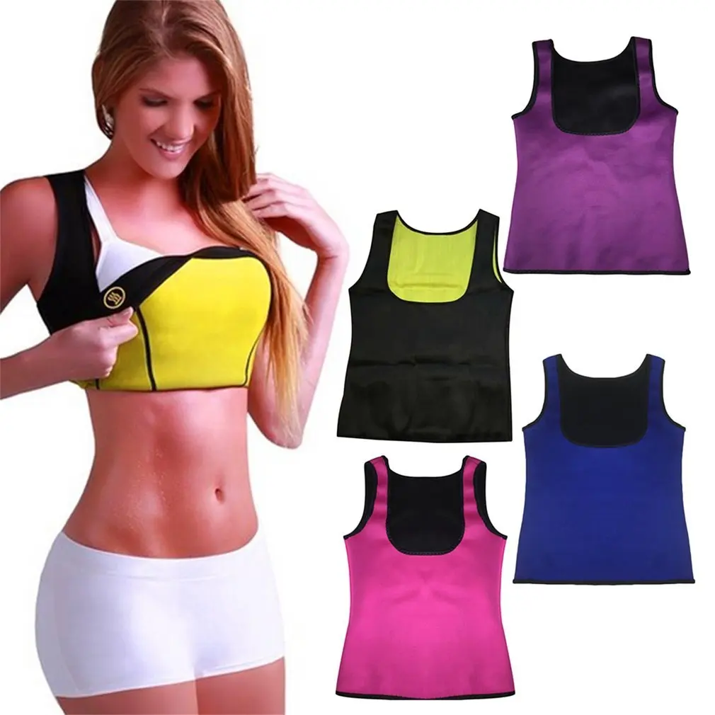 Plus Size Neoprene Sweat Sauna Hot Body Shapers Vest Waist Trainer Slimming Shaperwear Weight Loss Corset Drop Ship |
