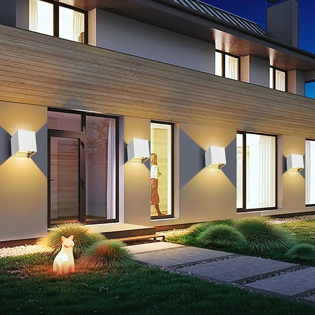 

LED Indoor Wall Indoor Outdoor Led Wall Lamp Aluminum Mounted Led Light Porch Adjustable Sconce AC85~265V C0K7