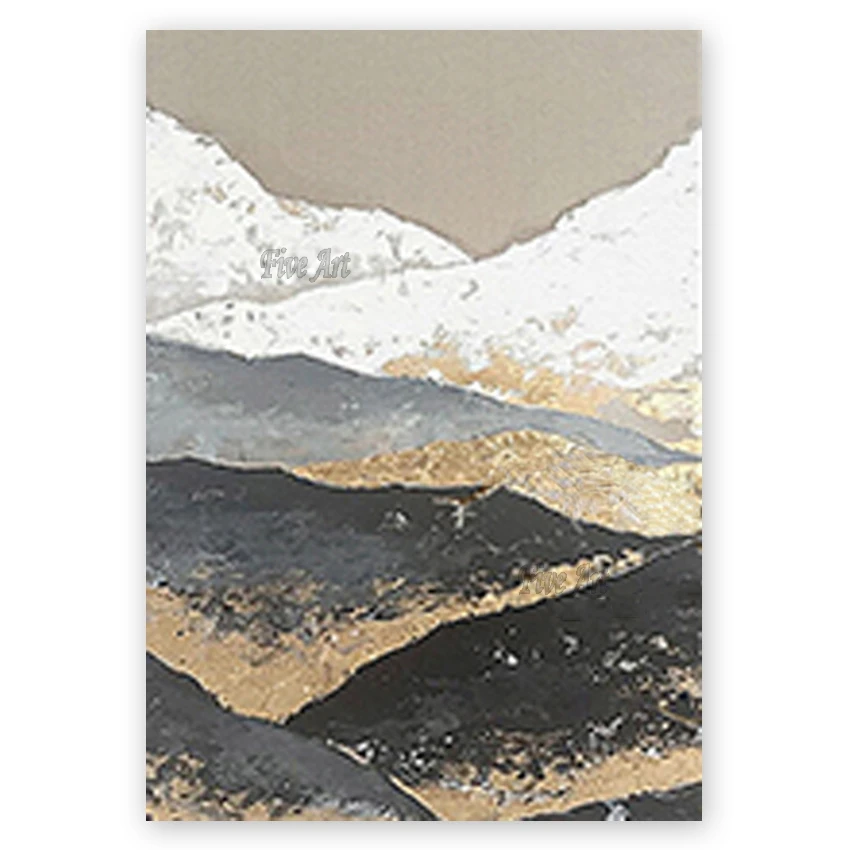 

Best Art High Quality Gray White Black Color Abstract Best Art Oil Painting Canvas Handmade Painted Home Decor Artwork Unframe