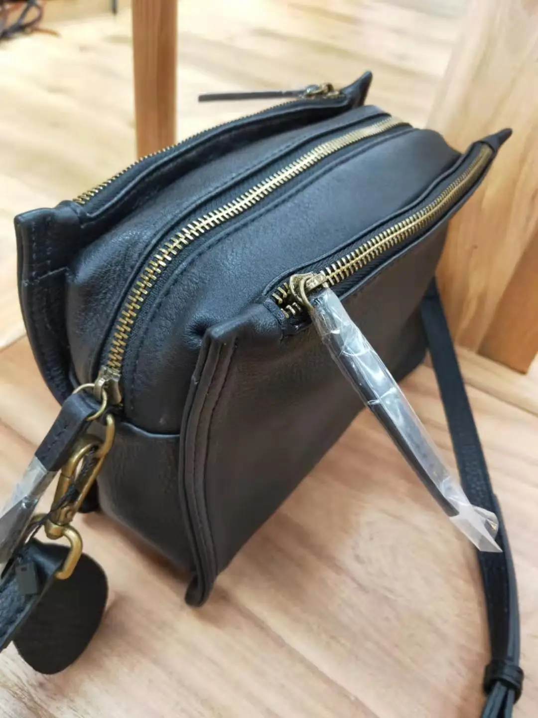 100% женская сумка через плечо из натуральной кожи Модная элегантная тоут