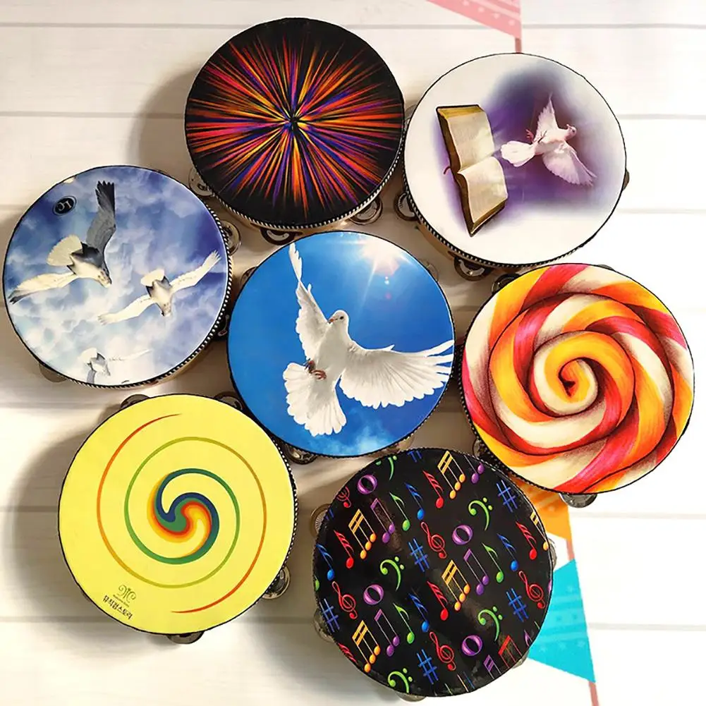 8 дюймовые разноцветные перкуссионные детские игрушки для музыкального
