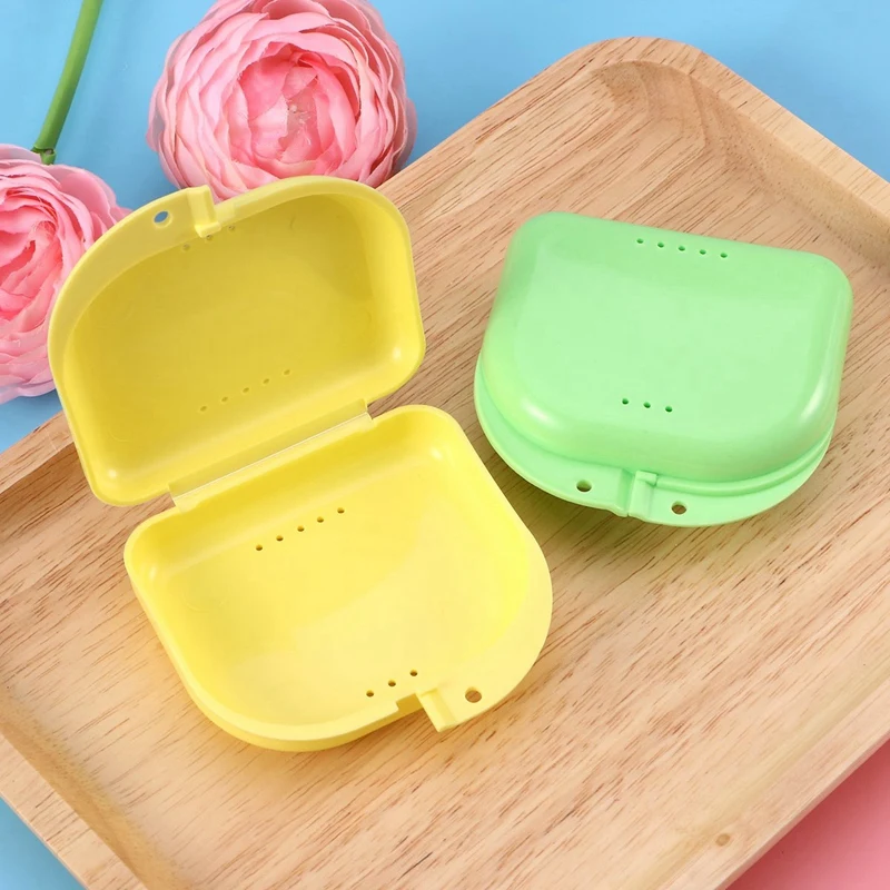 Retainer Case 5Pcs Mouth Guard Orthodontic Box Denture Storage Container | Дом и сад