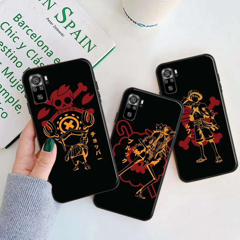 

Japan Anime One Pieces Luffy Zoro Phone Case For Xiaomi Redmi 9 9i 9AT 9T 9A 9C 10X 4G 5G Note 10T 5G 10S Soft TPU Cover Coque