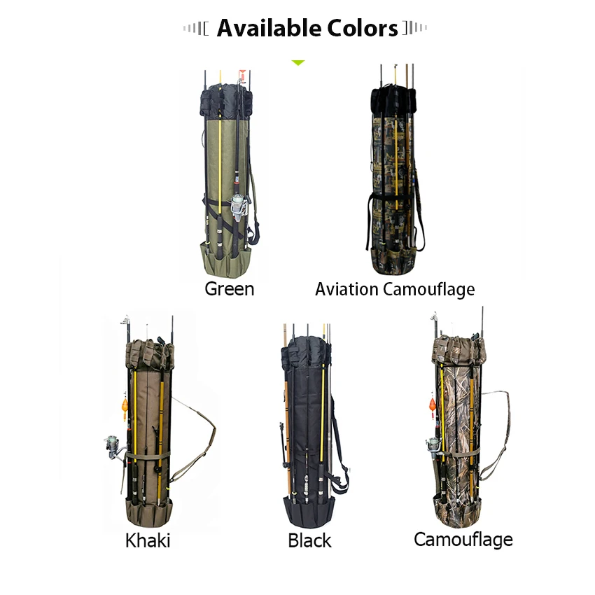 5 цветов многофункциональные портативные нейлоновые сумки для теневой рыбалки