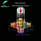 SHBSHAIMY термостатический смесительный клапан из латуни смеситель для душа с постоянной температурой воды, термостат, кран для ванной, кухни