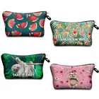 Новое поступление, женская косметичка с 3D принтом, несессер, дорожная сумка, органайзер, косметичка, милые животные, на молнии, косметички, мини