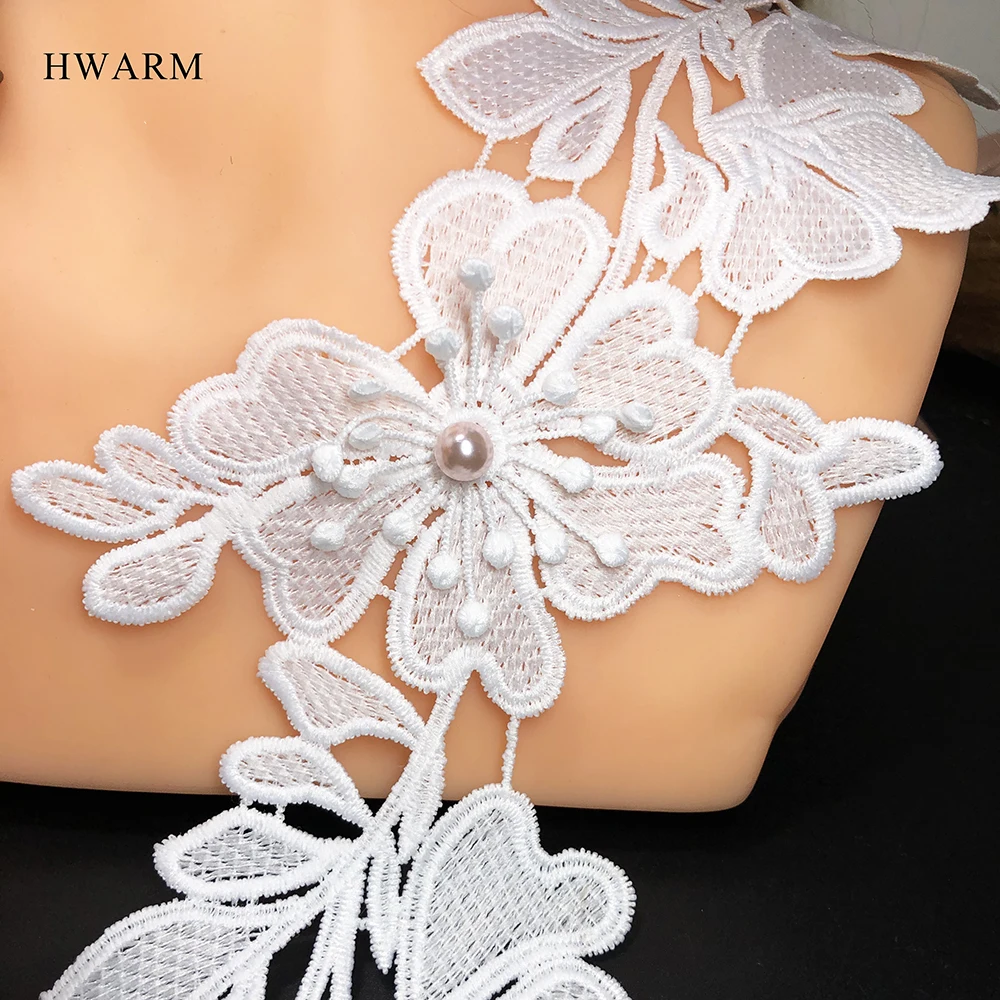 

10yard 12cm 3d Lace Fabric Ribbon Diy Water Soluble Milk Silk Flower Solid Embroidery Spot Barcode Wedding Dress Sewing Trim