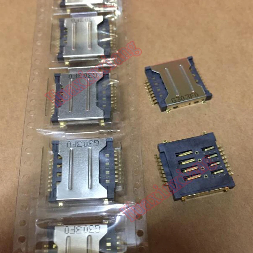20 шт./лот двойной/двойной держатель для SIM-карты коннектор 8P 8Pin 2 в 1 | Обустройство
