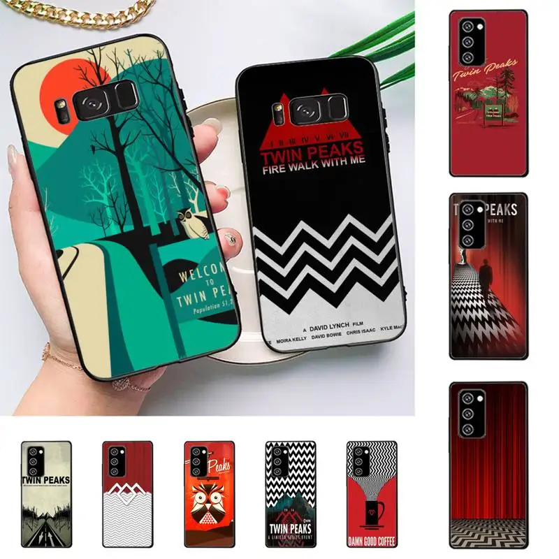 

Welcome To Twin Peaks Phone Case For Samsung Galaxy Note 10Pro Note 20ultra note20 note10lite M30S