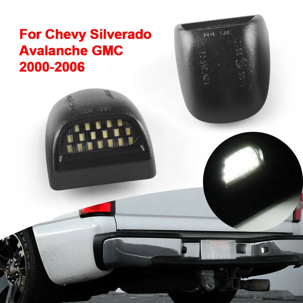 Светильник для номерного знака с 18 светодиодами лампа 00 06 Chevy Tahoe Suburban GMC Yukon