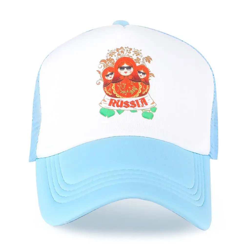 Бренд KUGY бейсболка Русская Матрешка кукла с рисунком Кепка От Солнца кепка