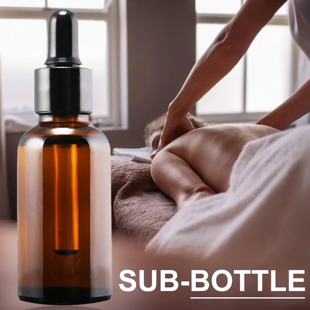 60ML Single Portable Travel Lotion Body Water Bottled Essential Oil Original Liquid Glass Bottles With Eye Droppers Sub-bottle |