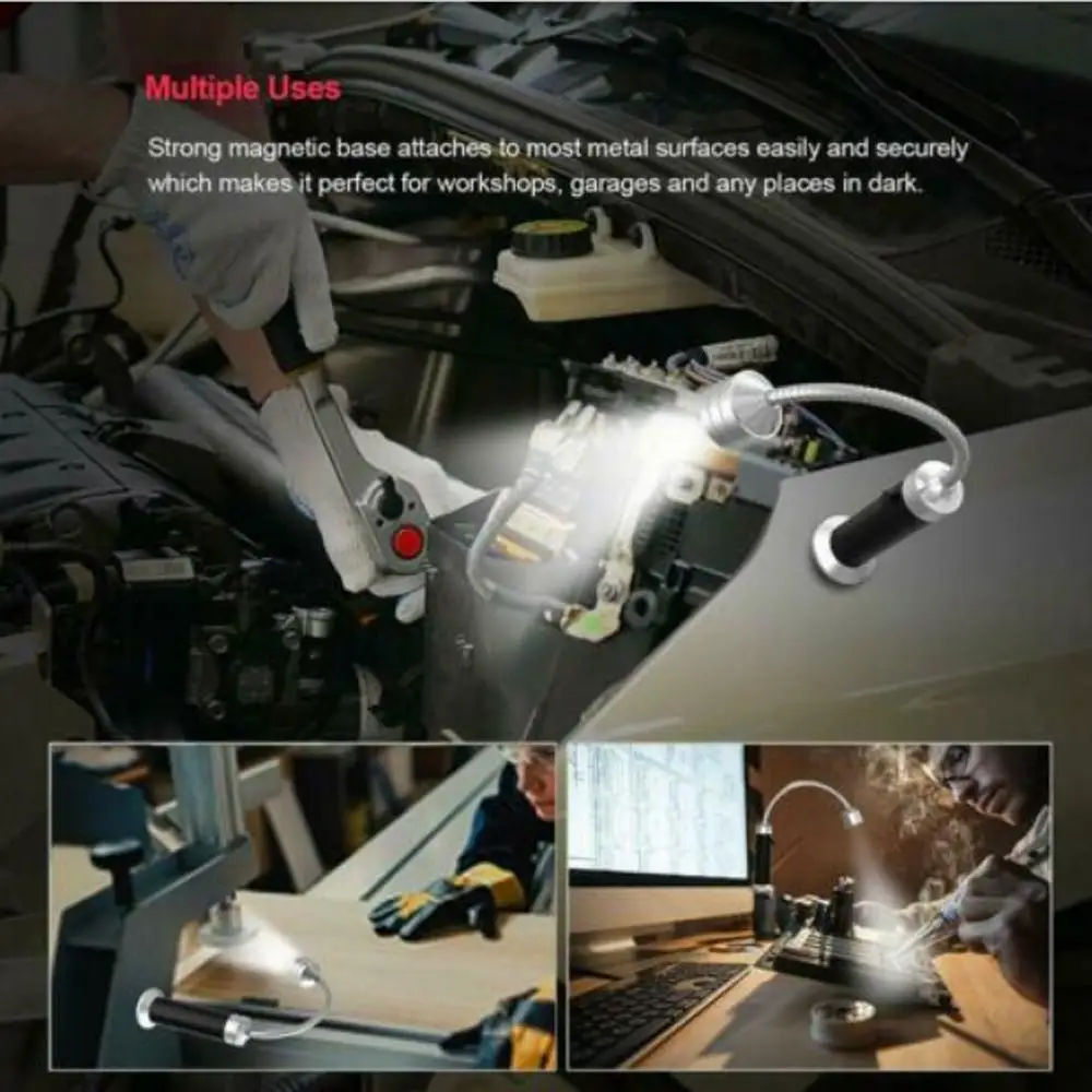 Магнитная уличная Светодиодная лампа для барбекю гриля 360 градусов Регулируемая