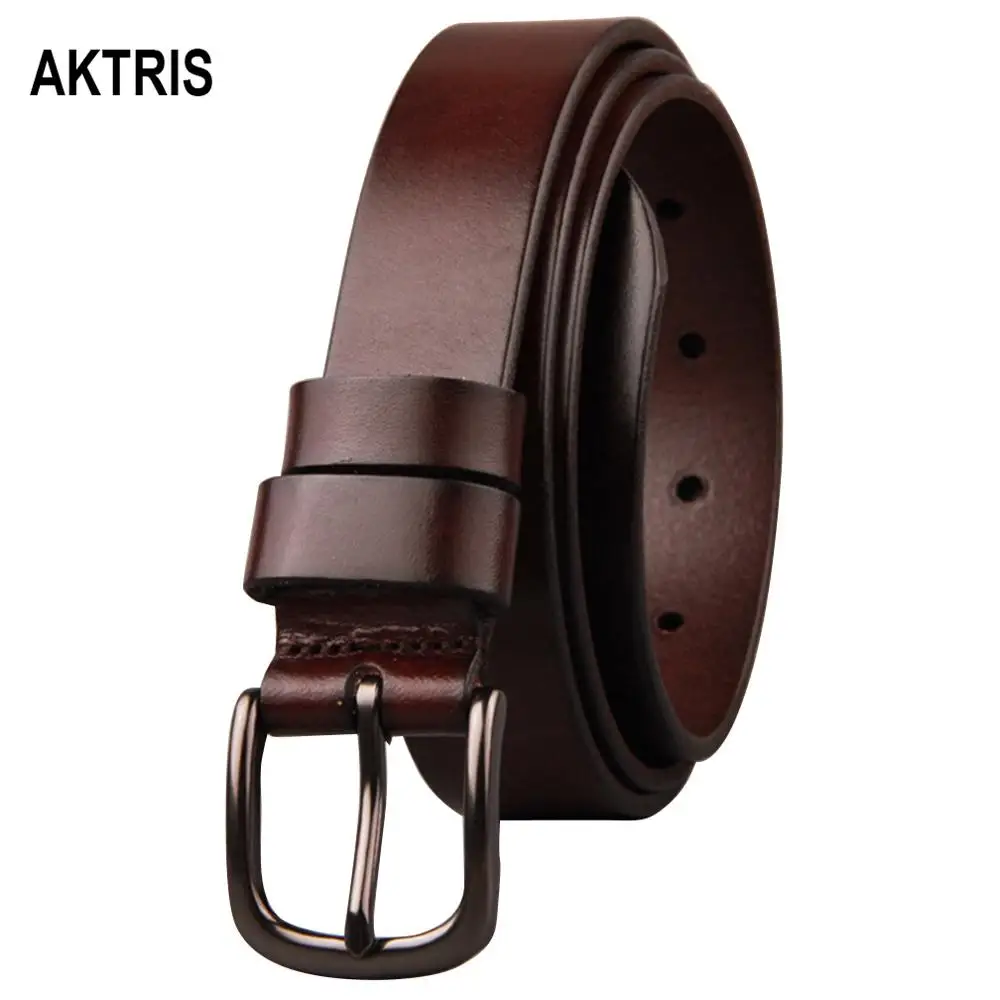 AKTRIS, женские ремни,, чистый, твердый, Воловья кожа, женские, с пряжкой, металлические, необычные, винтажные, для женщин, джинсы, 28 см ширина, FCO043