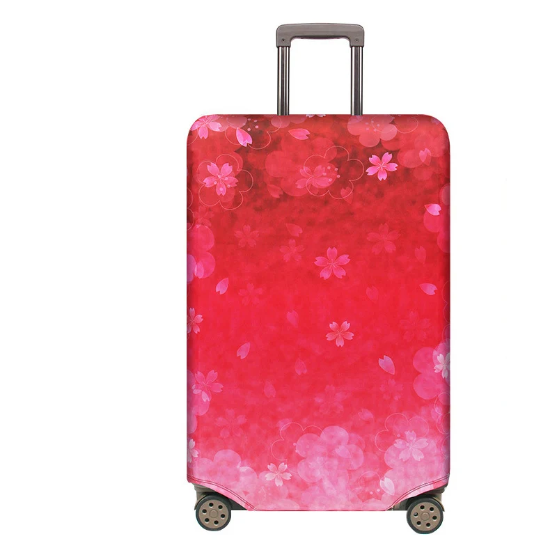 Suitcase Cover K2 Чехол для багажа в радужную полоску, защитный чехол для багажа, защитный чехол, чехол на колесиках, аксессуары для путешествий 264 - Цвет: Suitcase Cover K2