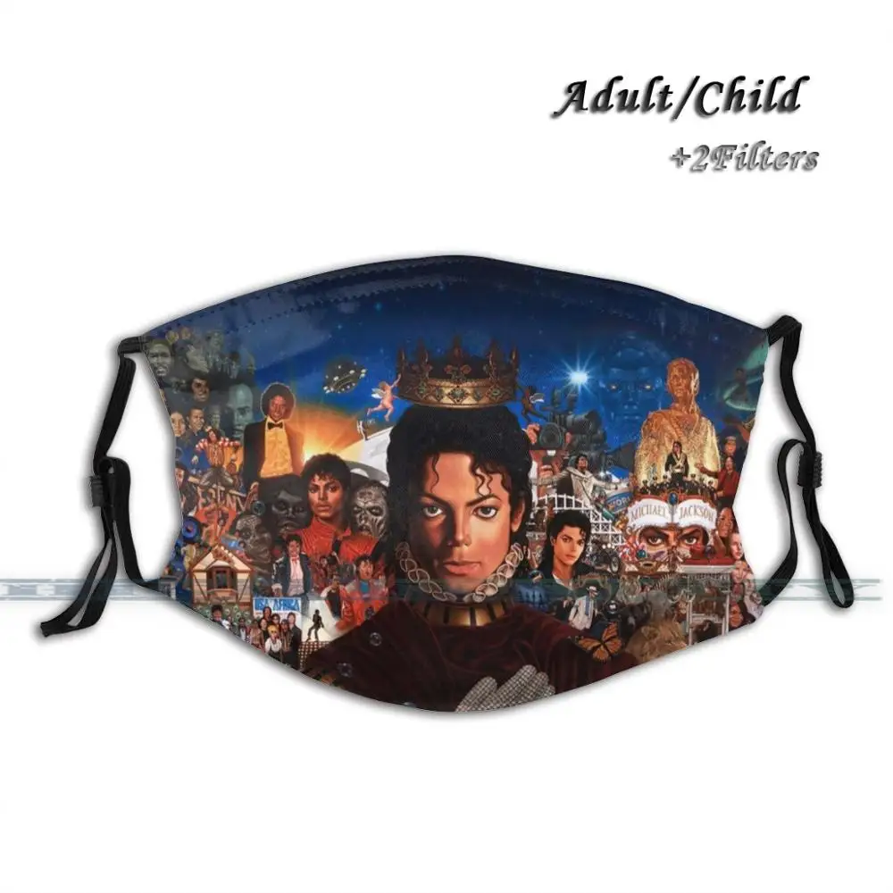 King Of Pop многоразовая маска для лица моющаяся улицы носа рта модная унисекс мужчин