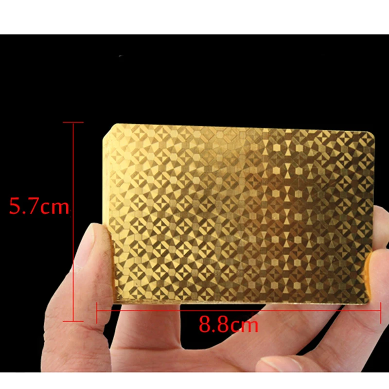 1 Набор Золотая фольга для покера волшебный прочный реквизит водонепроницаемые