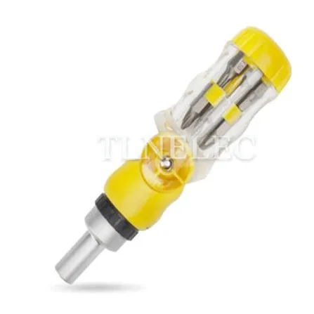12 in 1 Ratchet Multi - Functional Simple Combination Screwdriver Set Multi-specification Head Folding | Инструменты