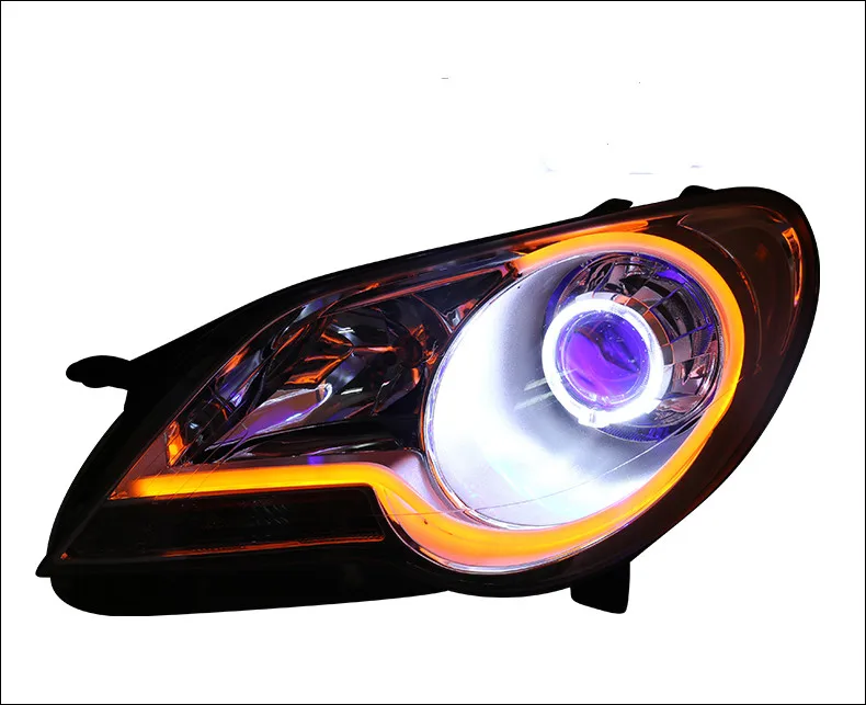 

Фасветильник дневные Qirun HID, с указателем поворота, для Volkswagen bora 2008-2015