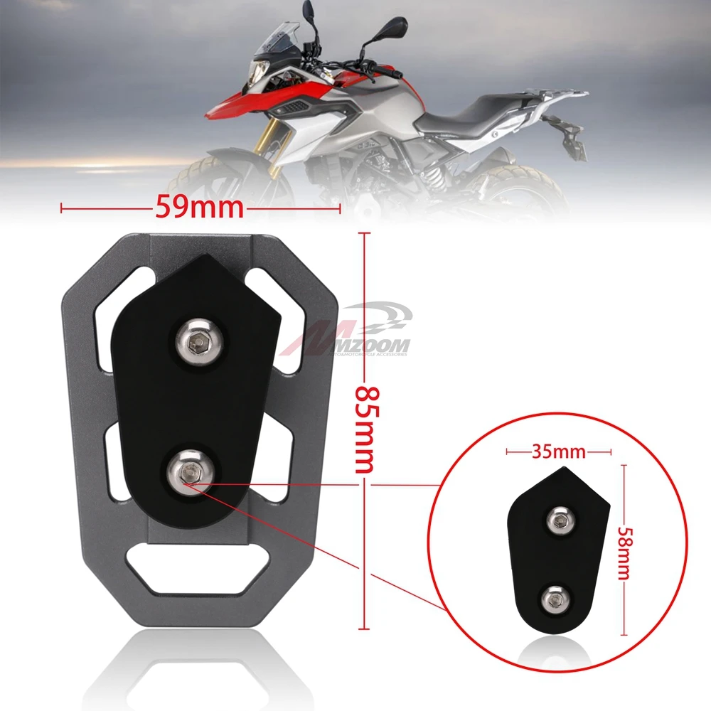 Motorcycle Rear Foot Brake Pedal Peg Extension Enlarge Extender for BMW G310GS G310R S1000XR R1200GS LC &amp R9T Scrambler Urban |
