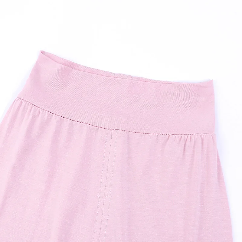 Модная детская одежда для сна костюм однотонная Детская Пижама девочек