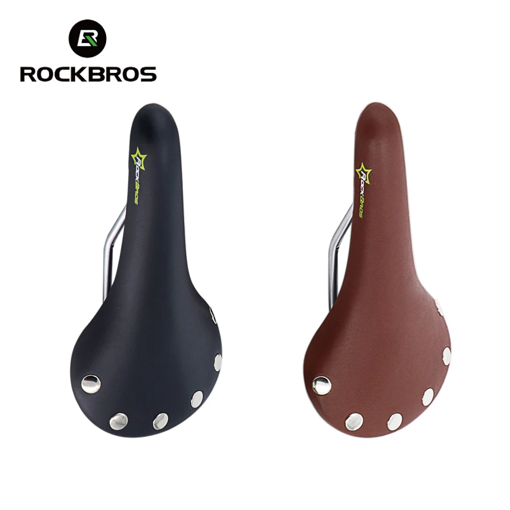 ROCKBROS, ПВХ кожа, мужское Спортивное седло для шоссейного велосипеда, переднее велосипедное седло для велоспорта, уличное MTB горное Велосипедное Сиденье, стальная рельсовая заклепка
