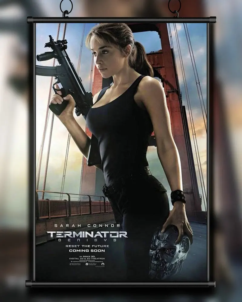 

Шелковый плакат A75, украшение для дома, Терминатор, Genisys, Арнольд, Шварценеггер, кино, настенное искусство, Рождественский подарок