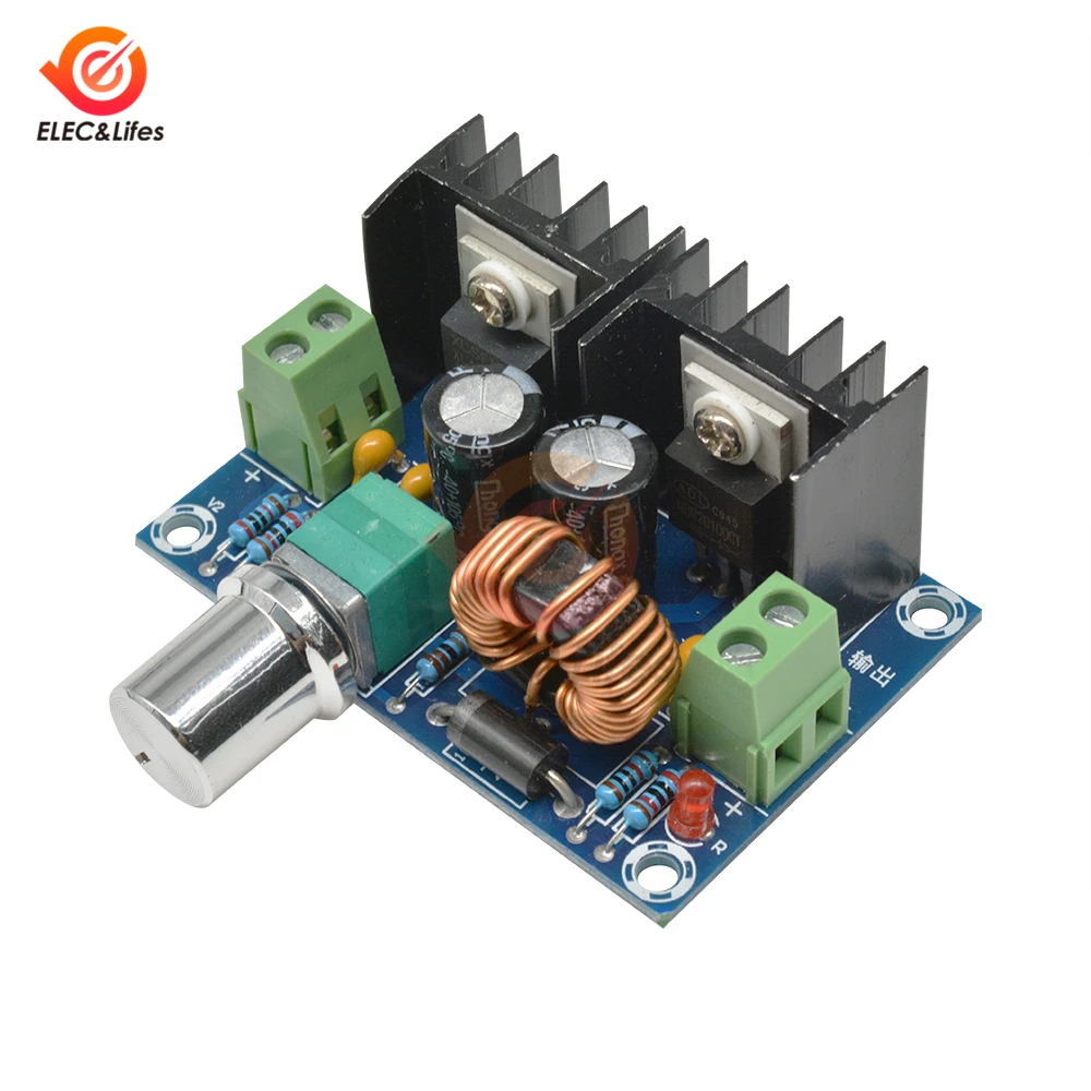 

Max 8A 200W DC-DC Step Down Buck Converter Power Supply Module XL4016 PWM Adjustable Module 4-40V To 1.25-36V Voltage Regulator