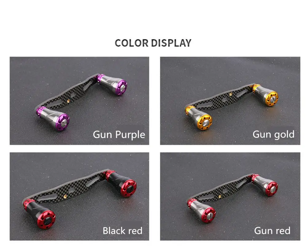 

Carbon Metal Rocker Arm Threaded Spinning Wheel Diy Modified Gripping Rocker Professional Fishing Accessories Rocker Arm Grip