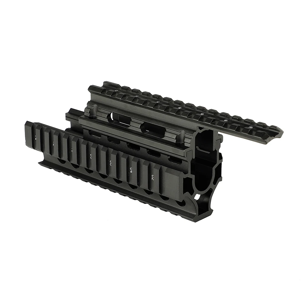 Тактическая AK Handguard RIS Quad Rail System стандартное Крепление рельсового прицела Picatinny