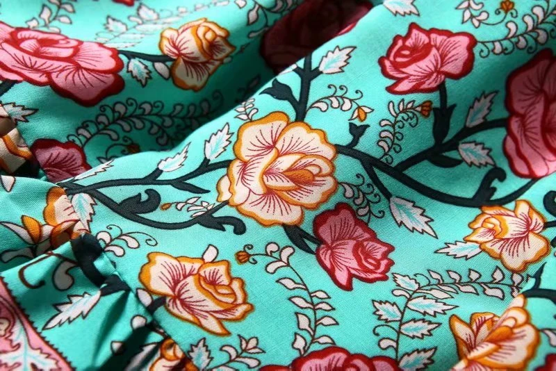 Винтажное шикарное женское пляжное длинное платье без рукавов с цветочным