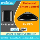 Пульт дистанционного управления Broadlink RM4C Mini + RM Mini3 4G WiFi IR RF работает с Alexa Google Home Mini для автоматизации умного дома