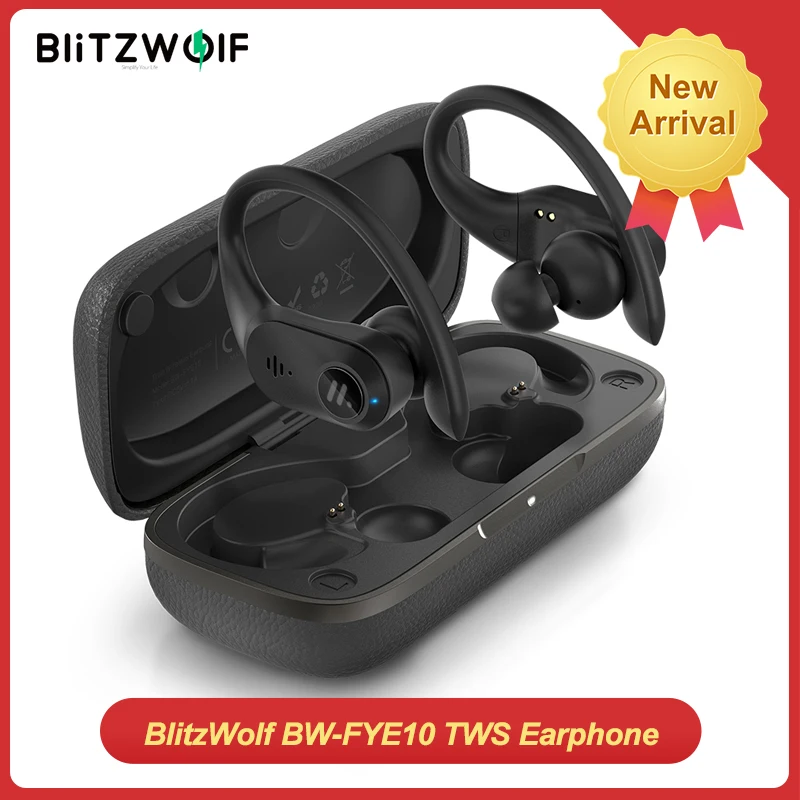 BlitzWolf BW FYE10 TWS Bluetooth совместимые 5.0 Наушники IPX4 Водонепроницаемые беспроводные