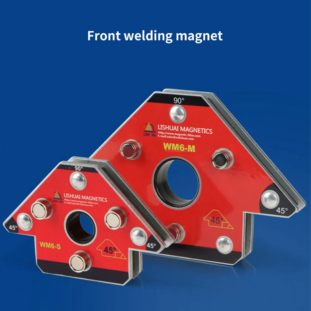 

2PCS Positioner Magnetic Welding Corner Holder Soldering Locator for Welding Angles Magn Weld Magnet Holder