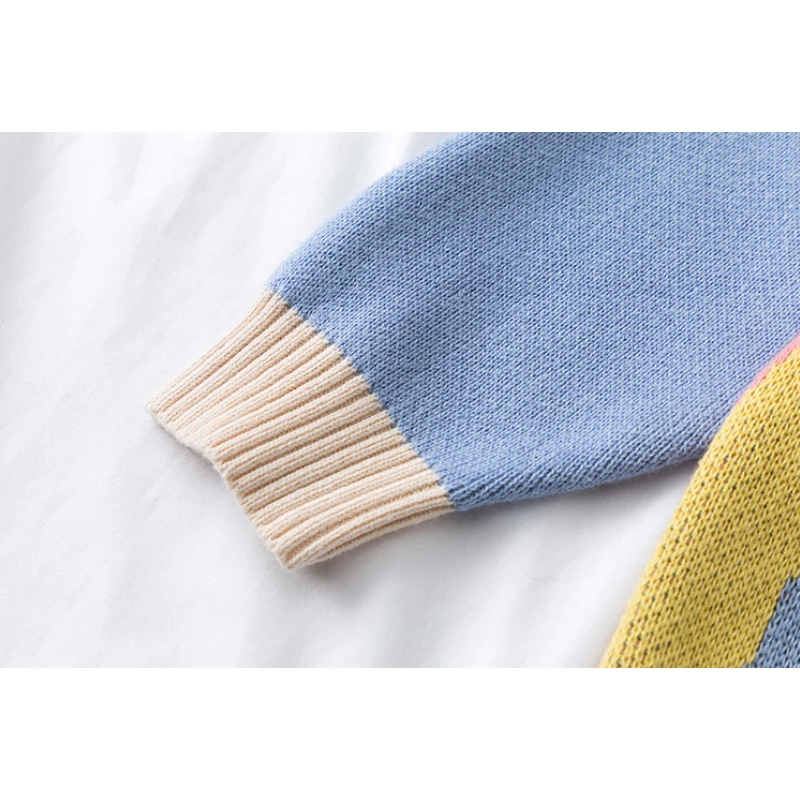 

Baby Girls Clothes Unicorn Kids Sweaters Girls Long Sleeve Cartoon Knit Toddler Sweater Spring Cotton Children Sweaters For 1-7Y