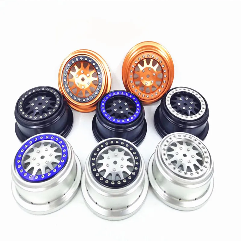 

VITAVON CNC alu bead lock wheel for Losi Baja Rey1:10 sells 5pcs all black Remote Control Toys