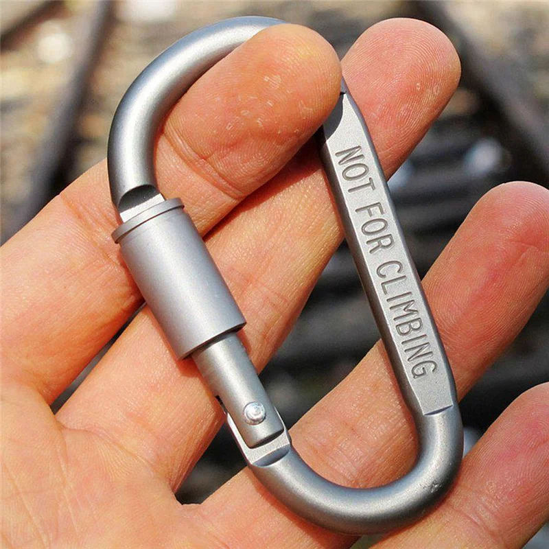 1 Набор = 6 шт. Толстая длинная Пряжка из алюминиевого сплава для карабина № 8