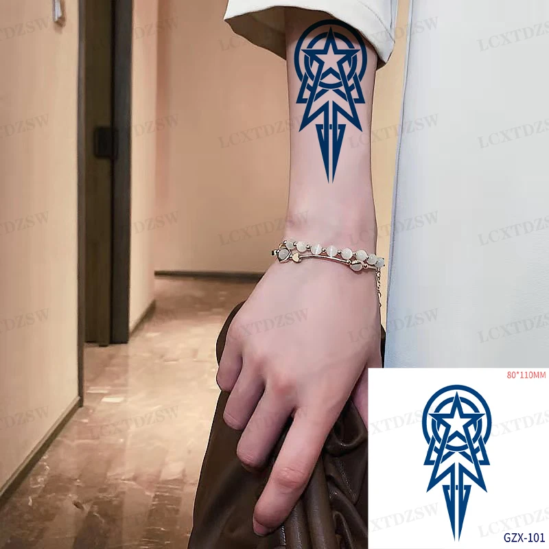 Bird Big Picture Temporary Female Fake Tattoos Edges Stickers Long Lasting Art Sleeve Flower Flash Tattoos Line Minimalist Child