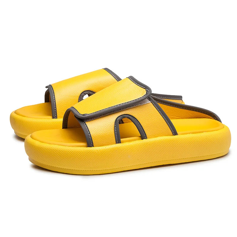 Пляжные сланцы Пробковая обувь hombre sandalen Тапочки на резиновой подошве Сандалии