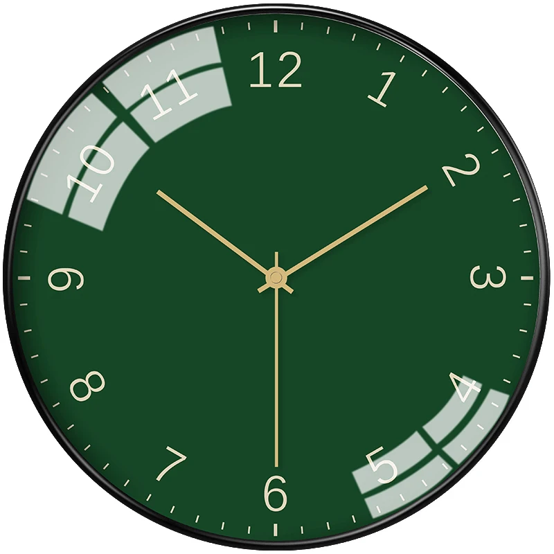 

Silent Metal Nordic Luxury Wall Clock Kitchen Creative Living Room Modern Design Wall Clocks Horloge Home Decoration KK60WC