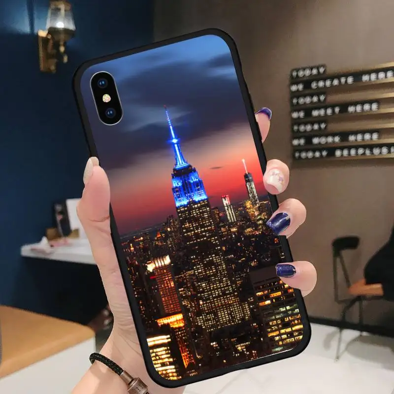 

New York City Phone Case for iPhone 11 12 pro XS MAX 8 7 6 6S Plus X 5S SE 2020 XR