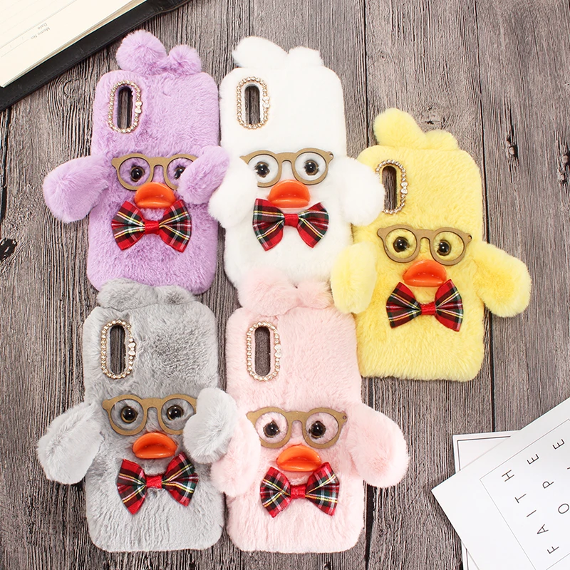 Модный мягкий пушистый чехол сделай сам в красивом стиле защитный для телефона