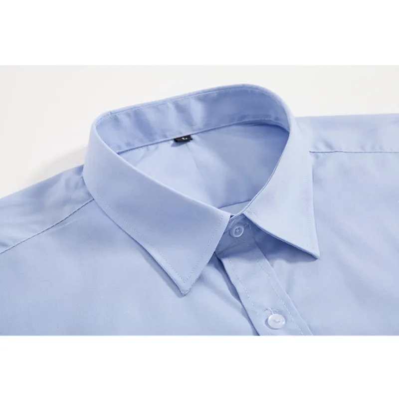 Мужская рубашка с коротким рукавом VISADA JUANA брендовая деловая модным воротником