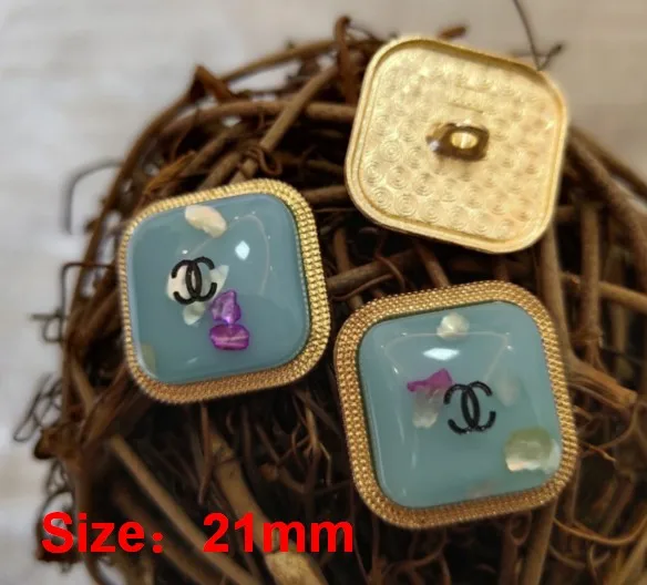 NO5 Size 21mm Новинка 10 шт. высококачественная металлическая куртка в форме сердца с капельным маслом и пуговицами аксессуары пальто свитер рубашка кнопка 18 мм - Цвет: NO5 Size 21mm