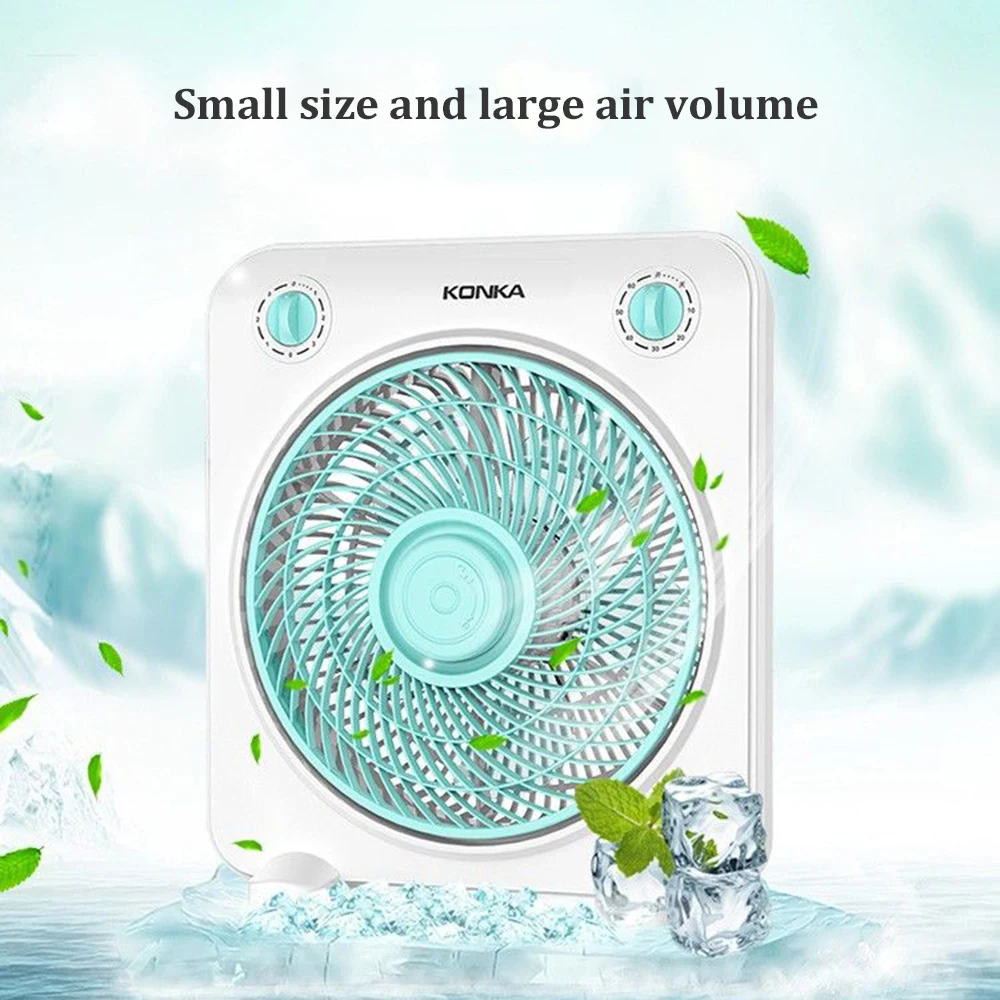 Настольный вентилятор перезаряжаемый портативный 90 с вертикальным вращением