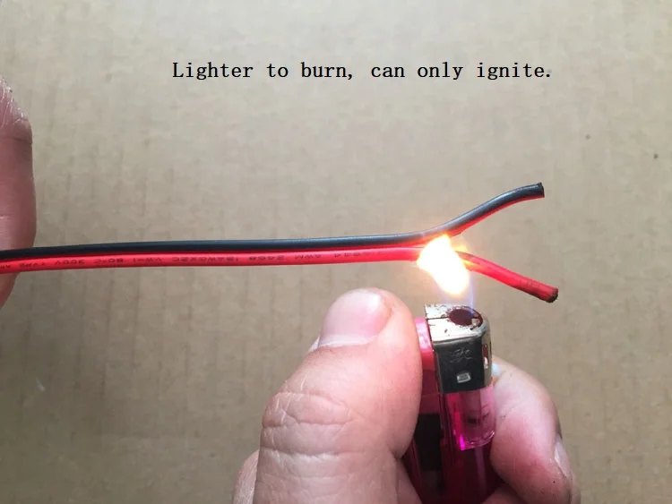 Высокотемпературный двухжильный провод для контроля автомобиля медный с