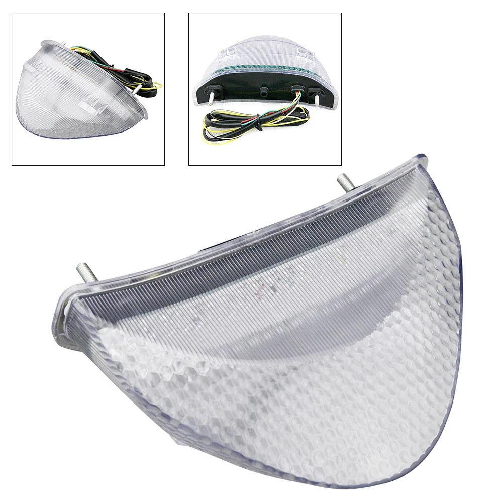 Встроенная светодиодная мотоциклетная обувь ясно хвост светильник поворотники