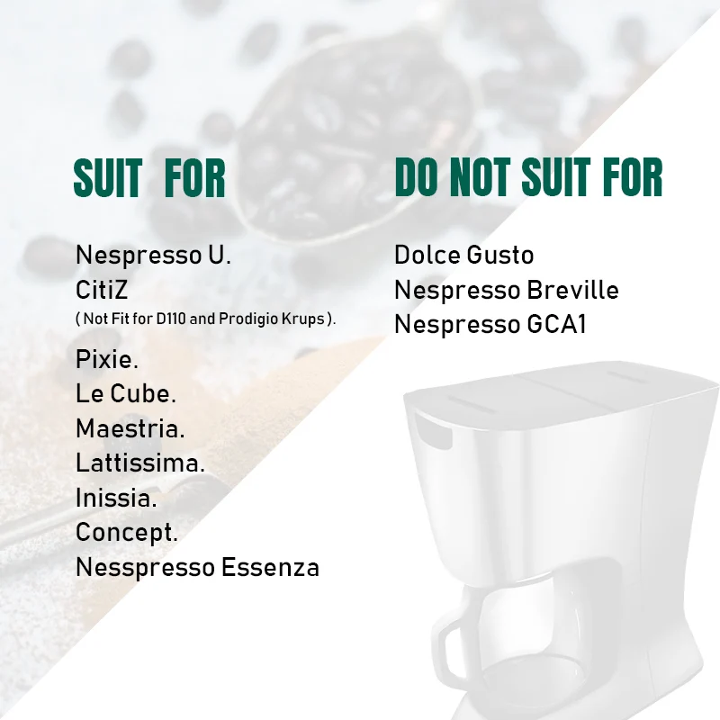 Капсулы для кофемашины nespresso 1 Набор капсульные фильтры для кофе из нержавеющей стали для Nespresso многоразовая кофейная чашка ложка для nesкафе машина многоразовые кронштейны